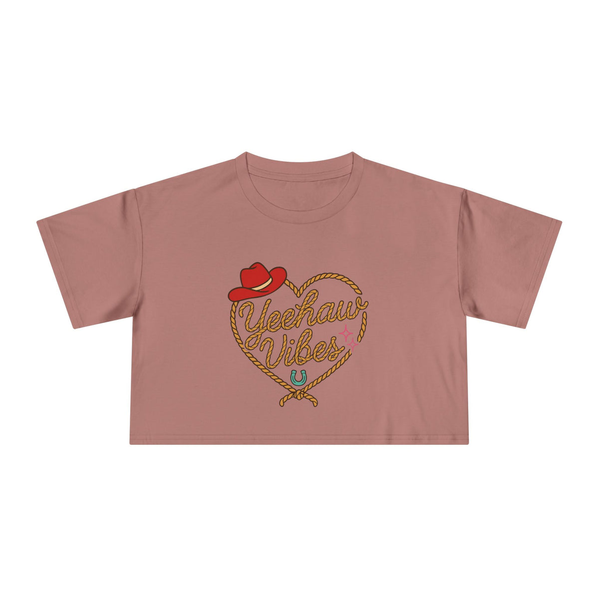 Yeehaw Vibes Crop Tee.