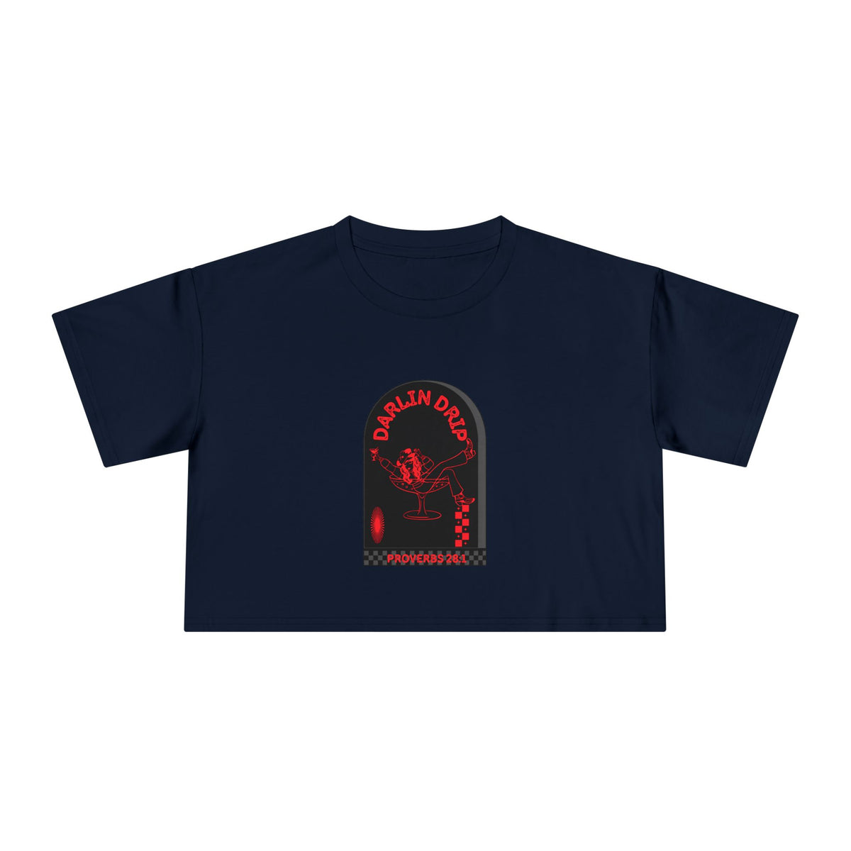 Darlin’ Drip Crop Tee.