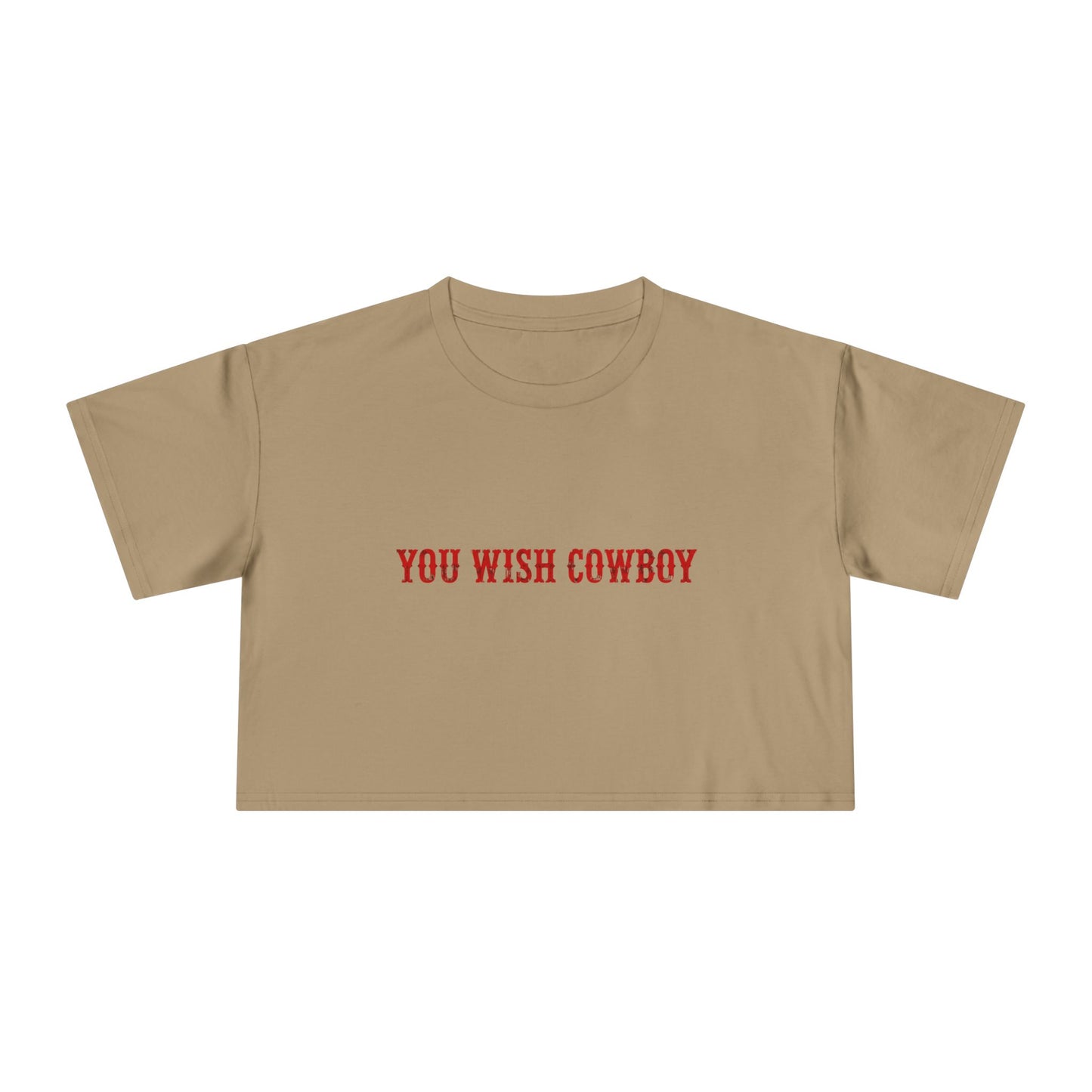 You Wish Cowboy Crop Tee