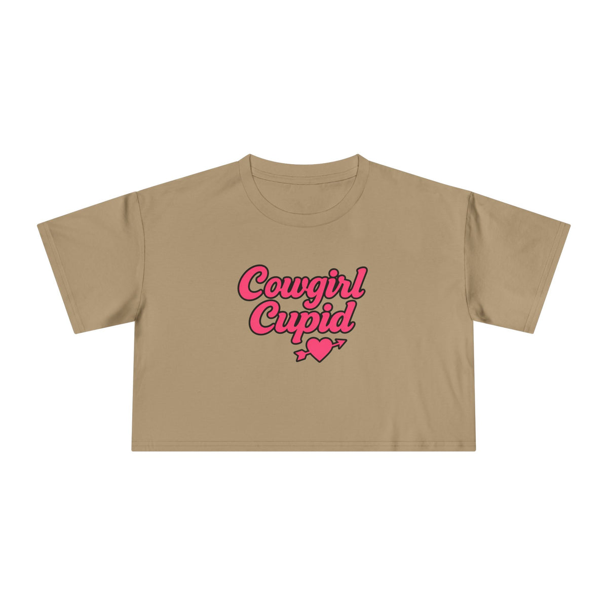 Cowgirl Cupid Crop Tee.