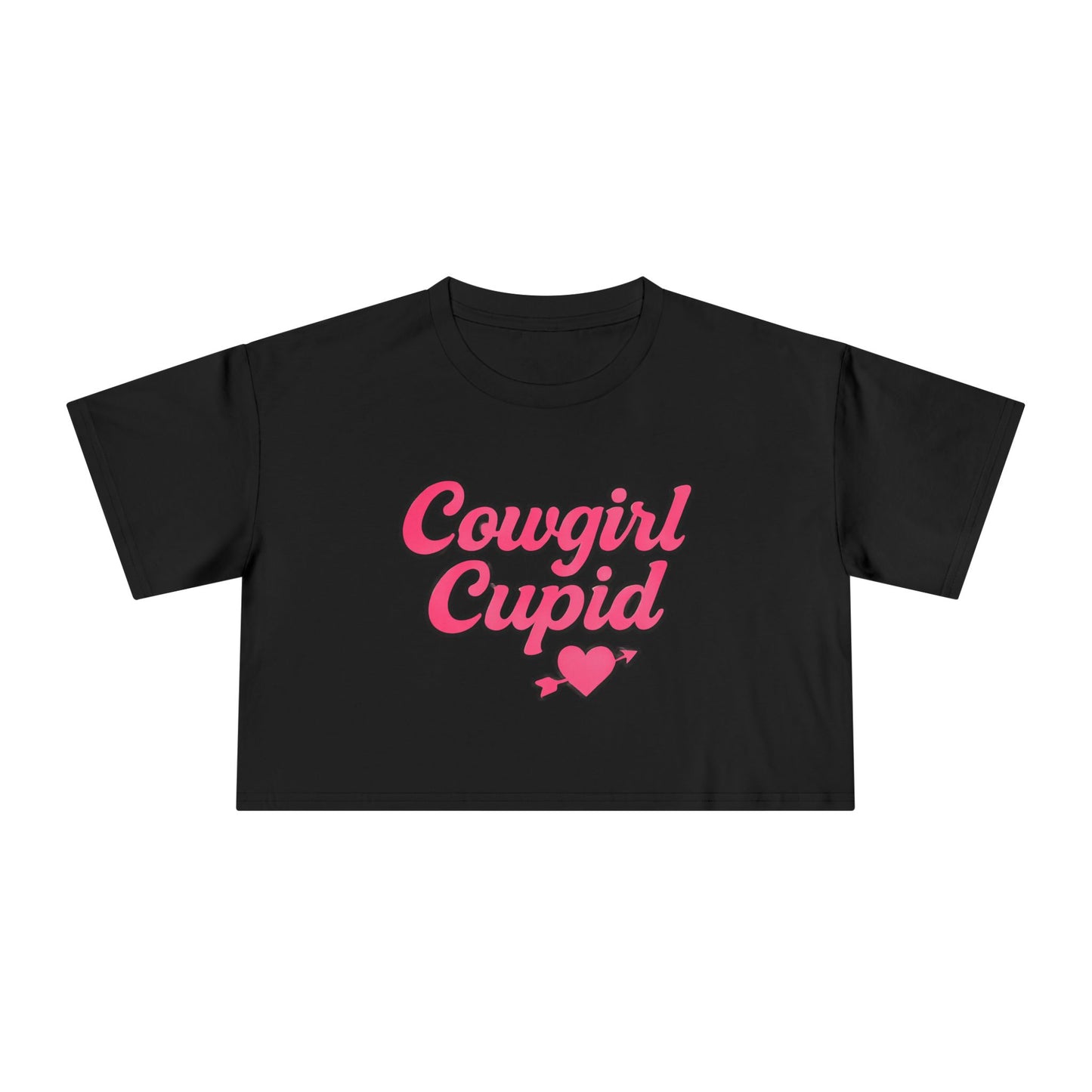 Cowgirl Cupid Crop Tee.