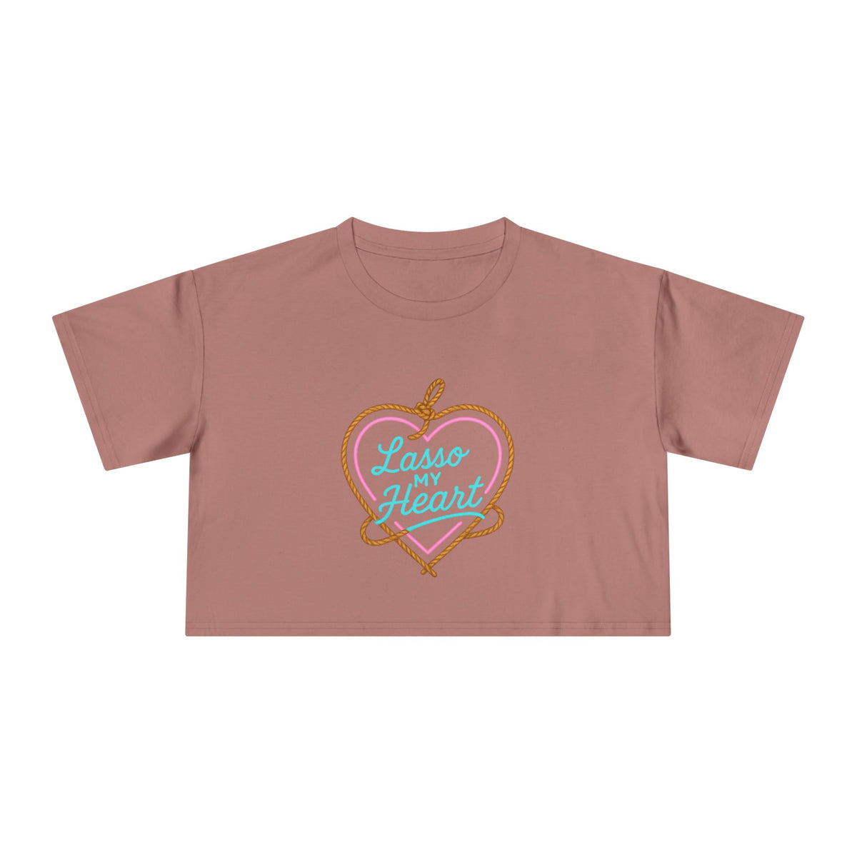 Lasso My Heart Crop Tee.
