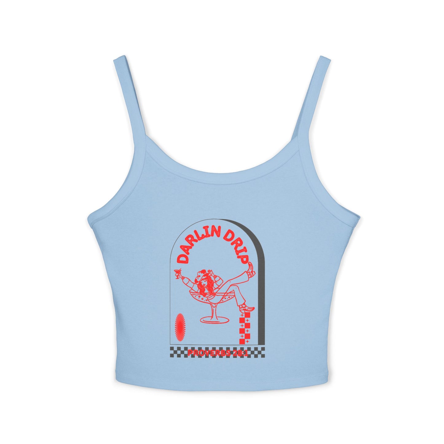 Darlin' Drip Glass Spaghetti Strap Tank.