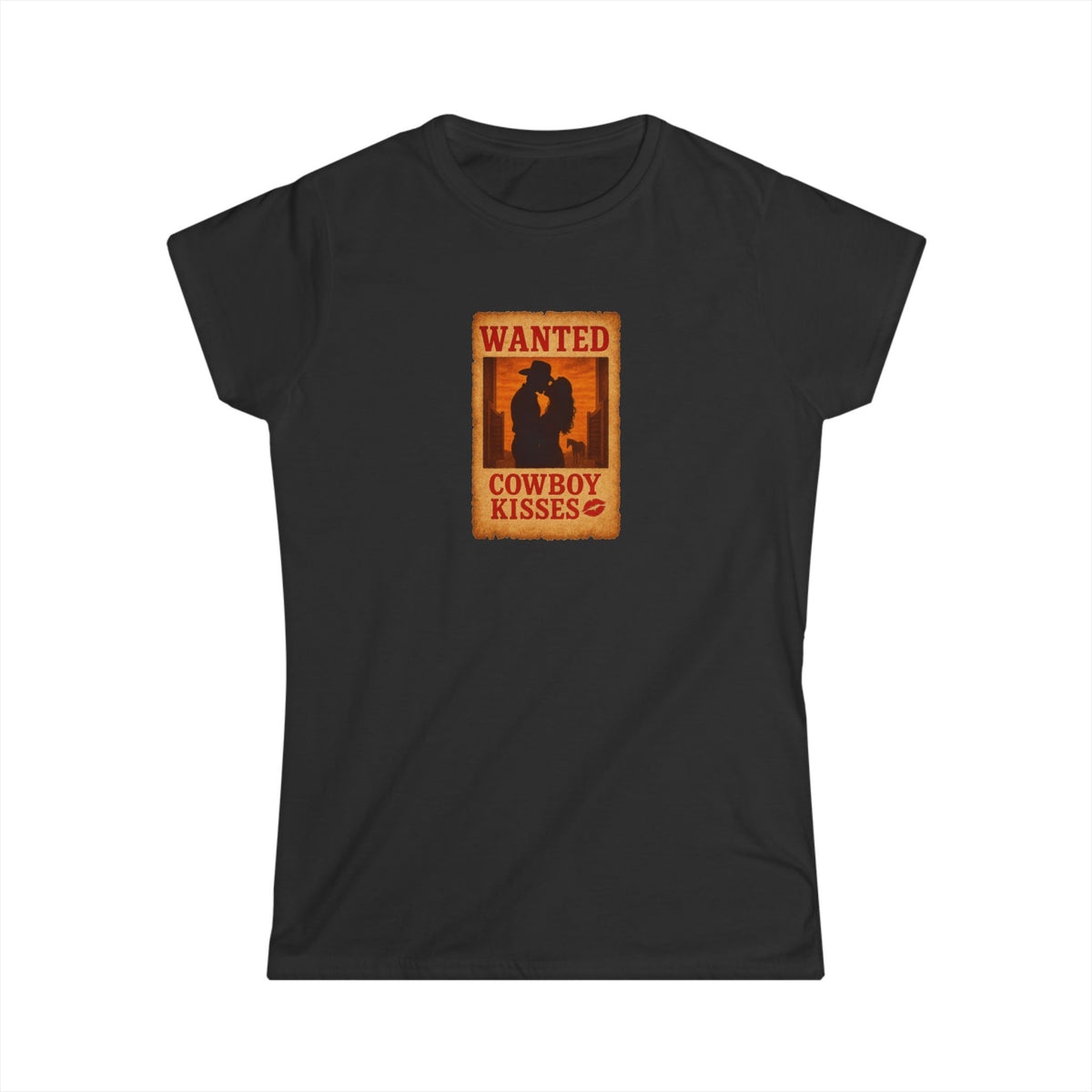 WANTED Cowboy Kisses Tee.