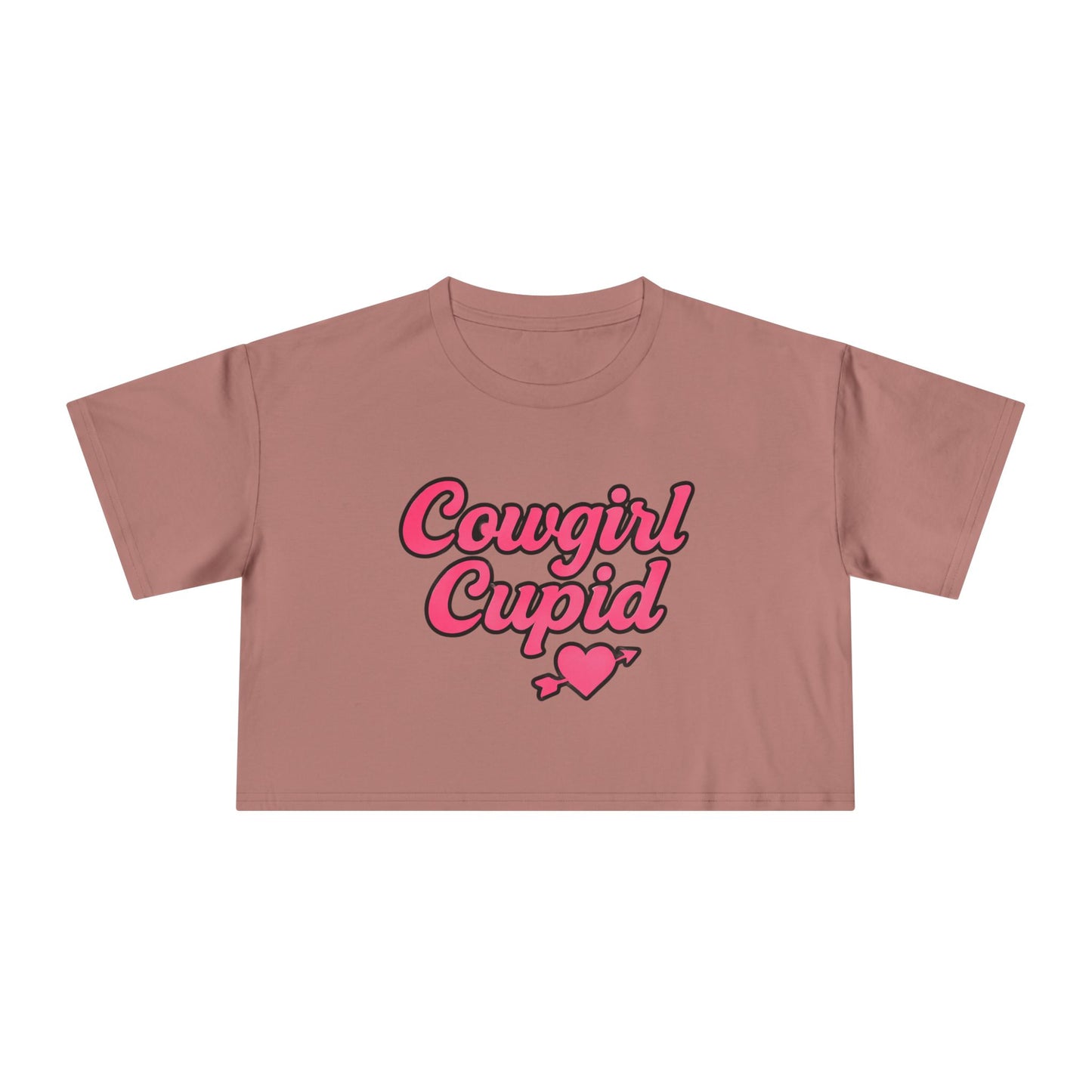 Cowgirl Cupid Crop Tee.