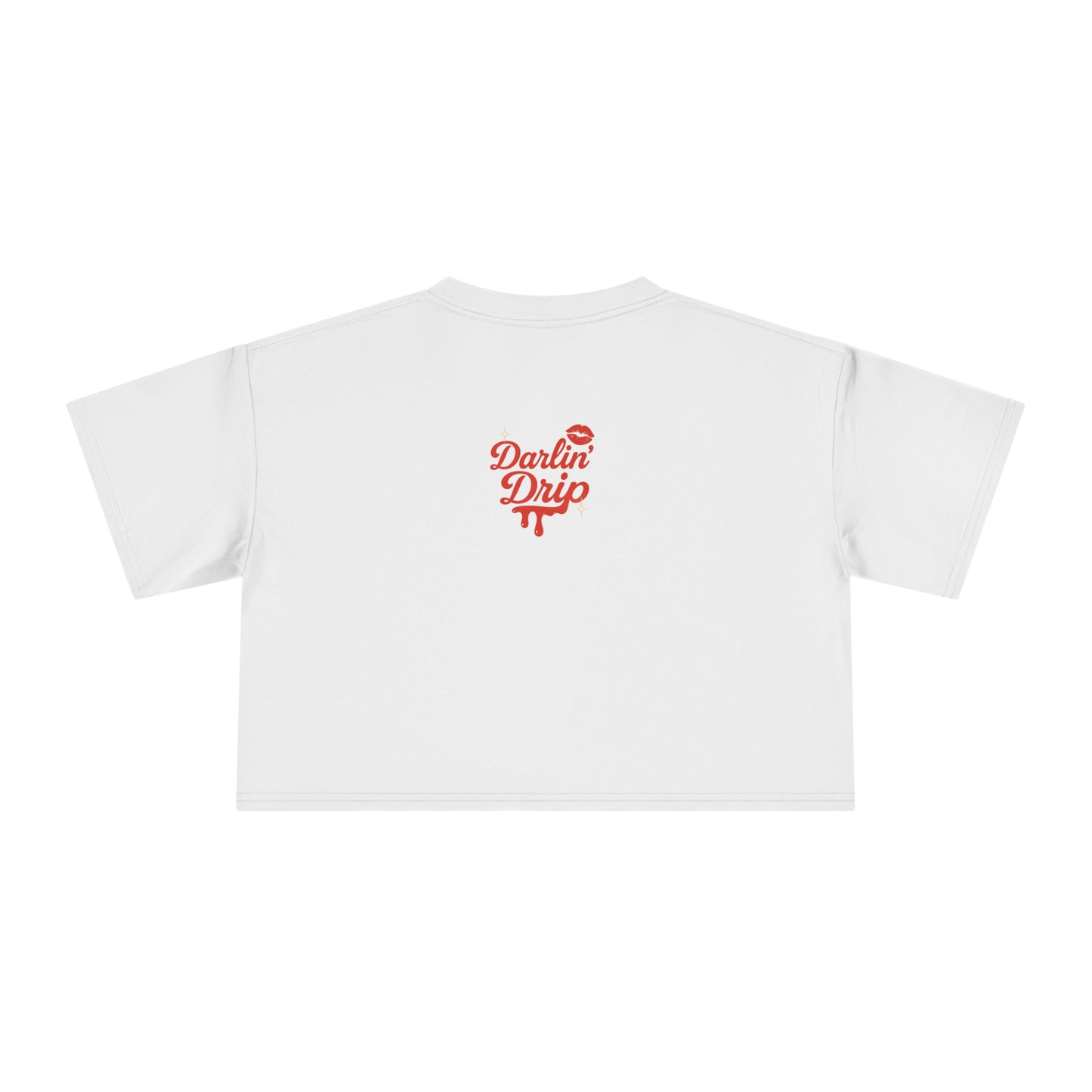 Cowgirl Up Cowboys Down Crop Tee.