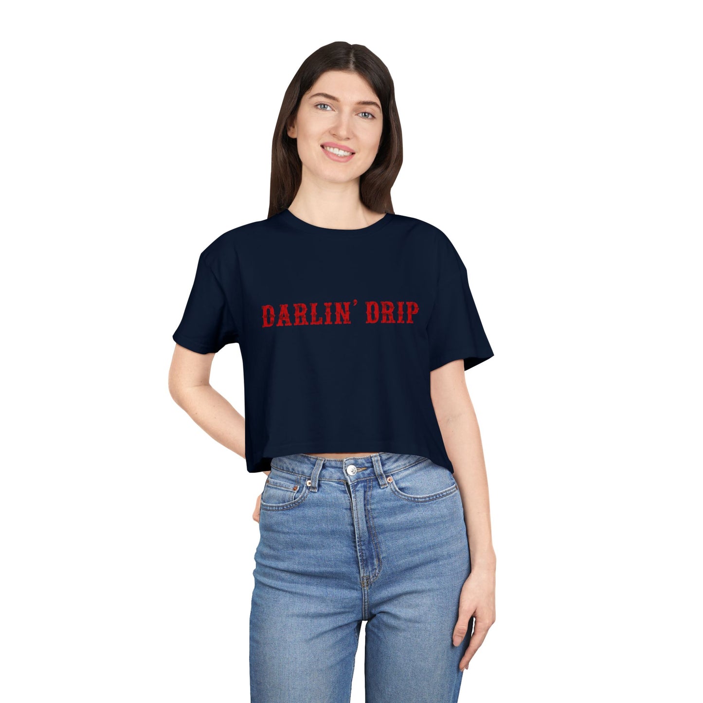 Darlin’ Drip Crop Tee