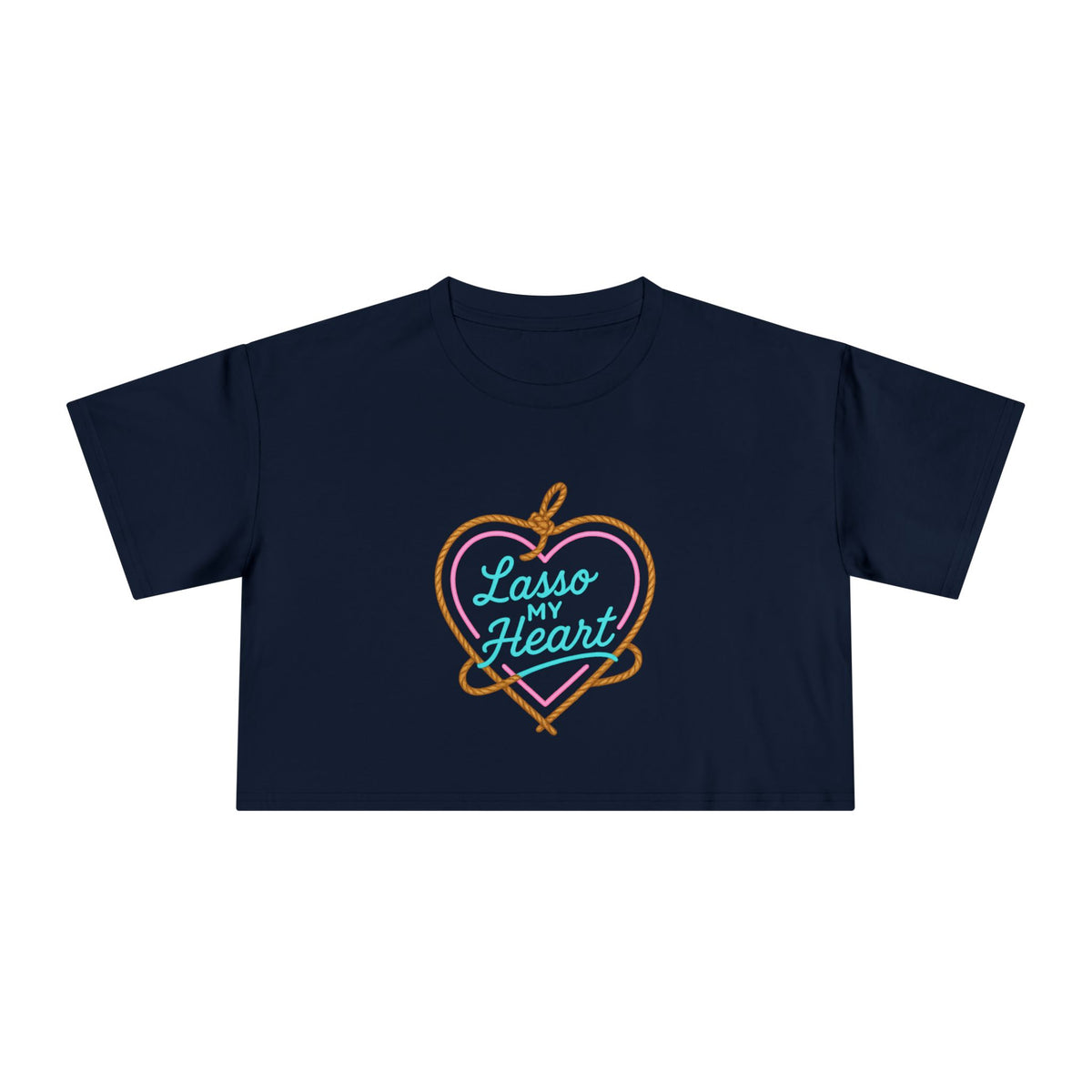 Lasso My Heart Crop Tee.