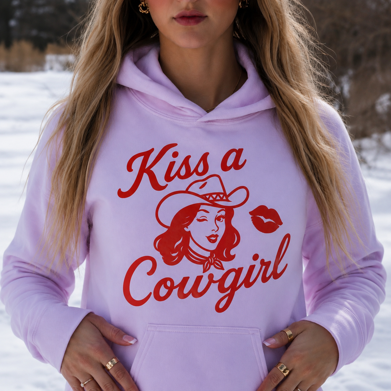 Kiss a Cowgirl Hoodie