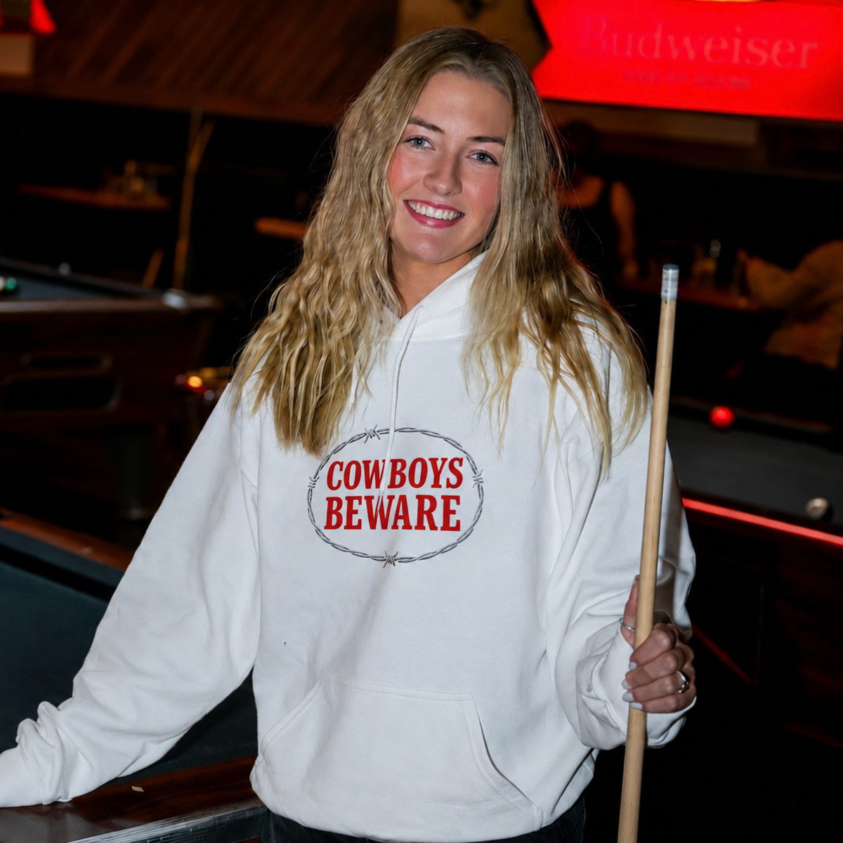 Cowboys Beware Hoodie.