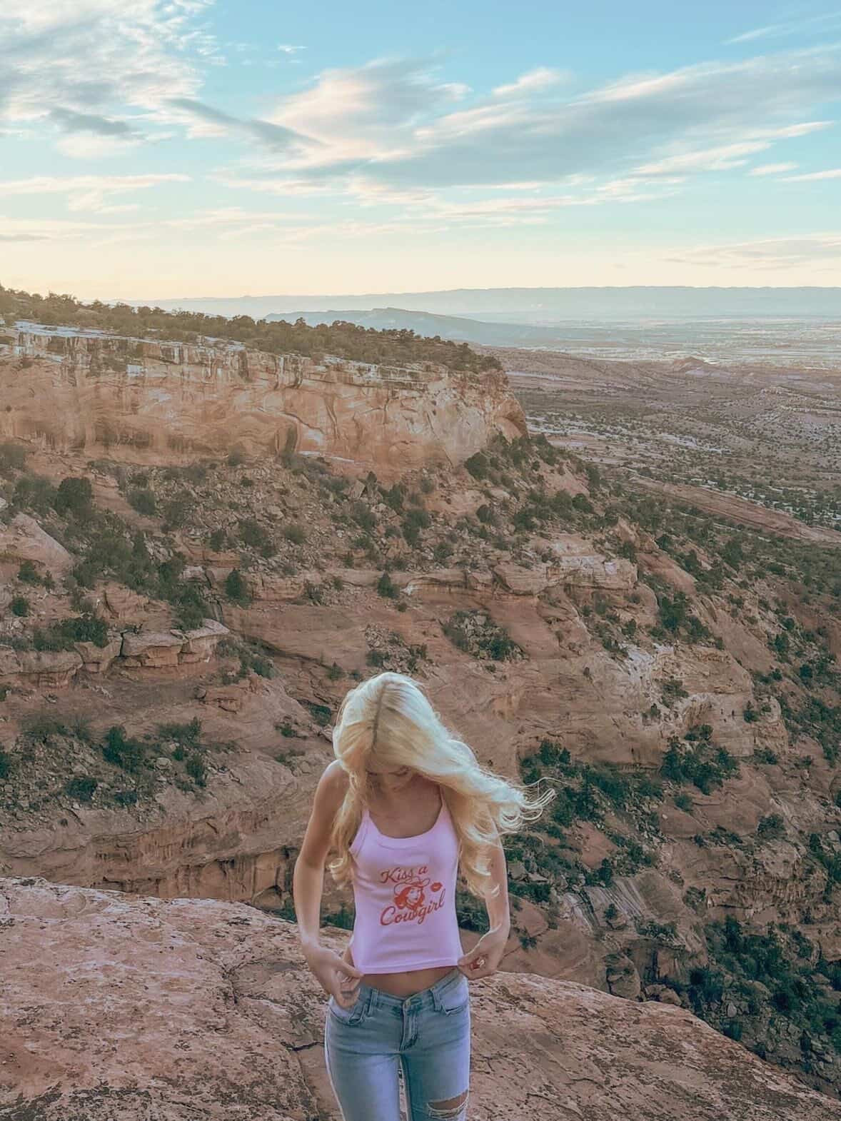 Kiss a Cowgirl Spaghetti Strap Tank.