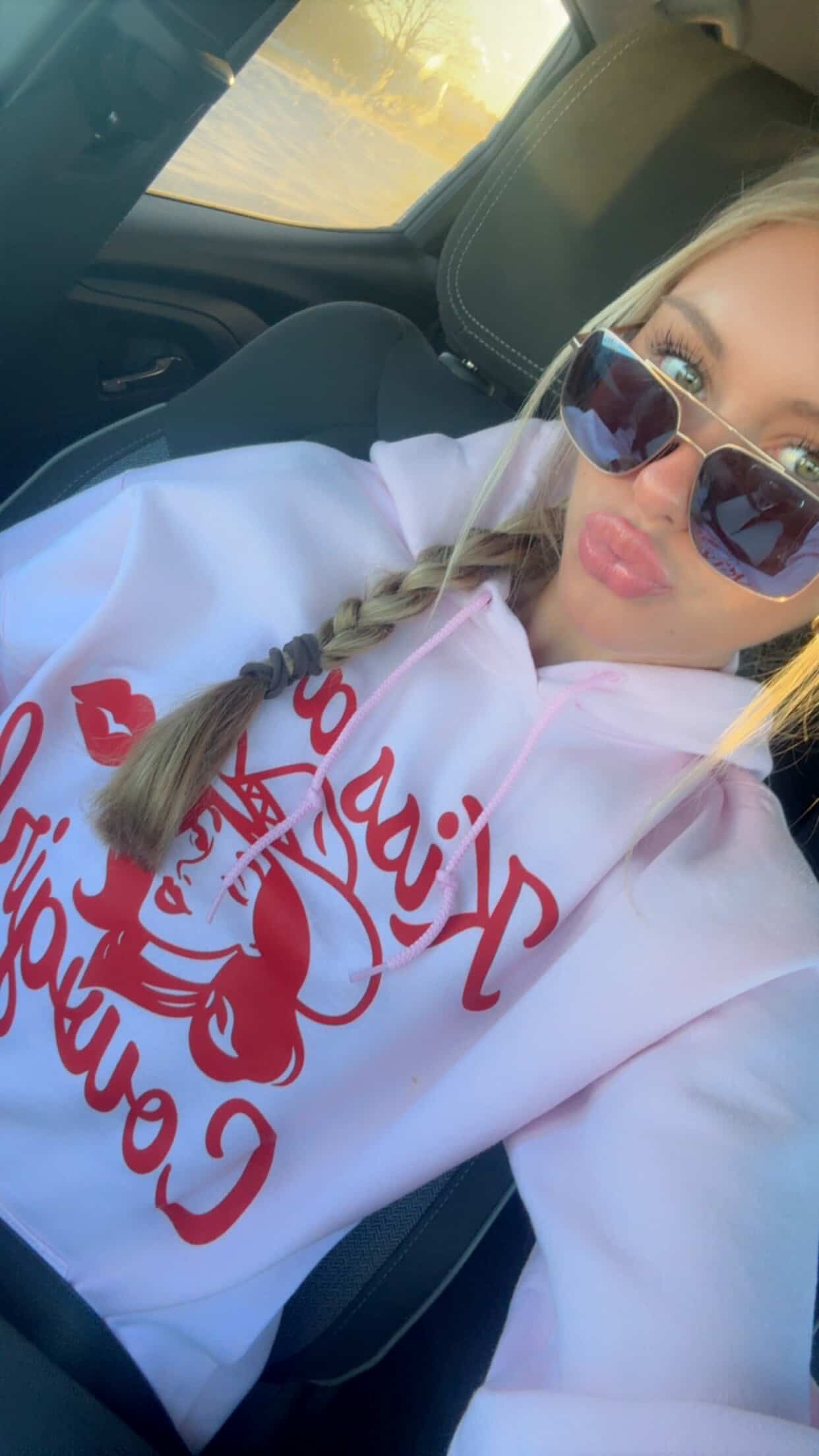 Kiss a Cowgirl Hoodie.