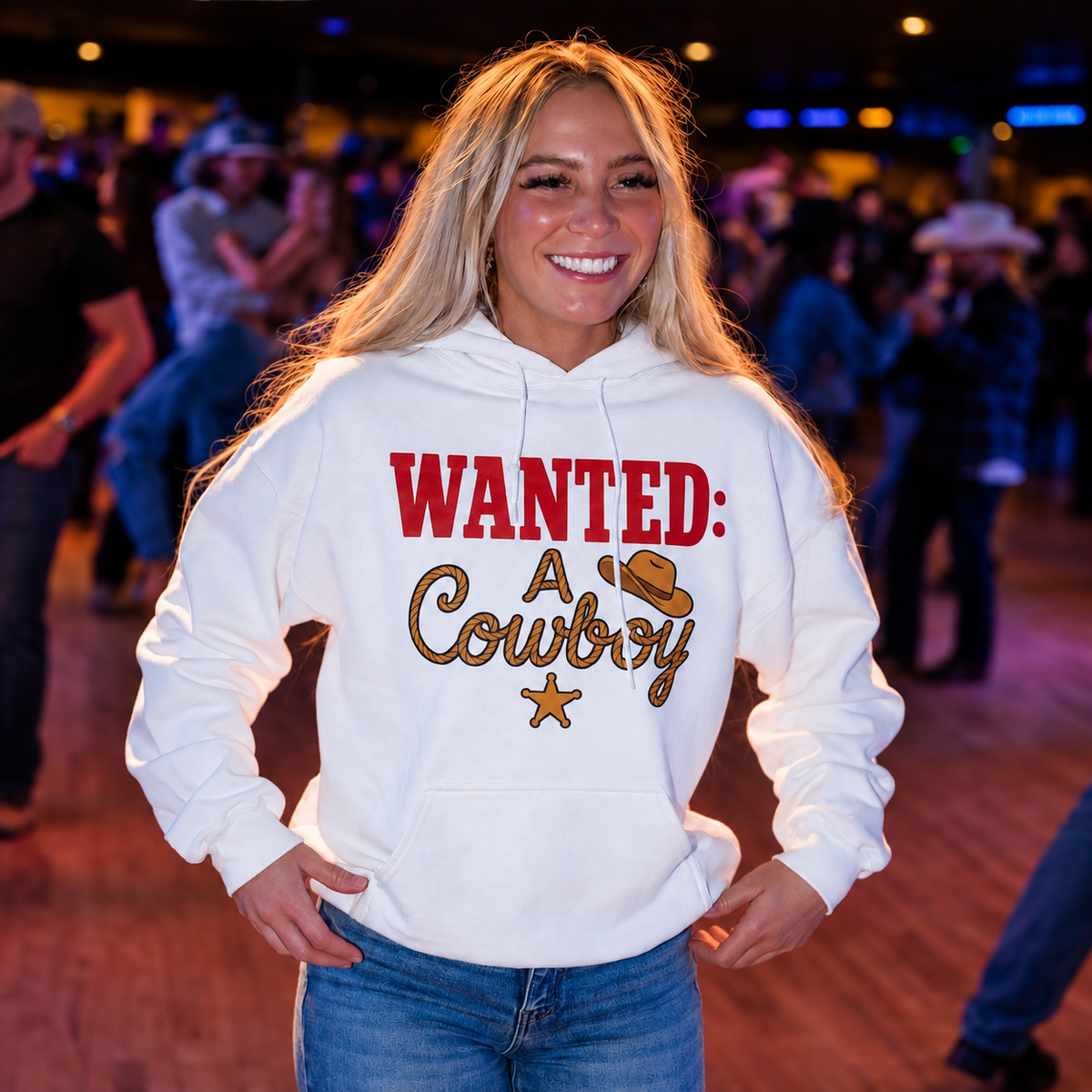 Wanted: A Cowboy Hoodie.
