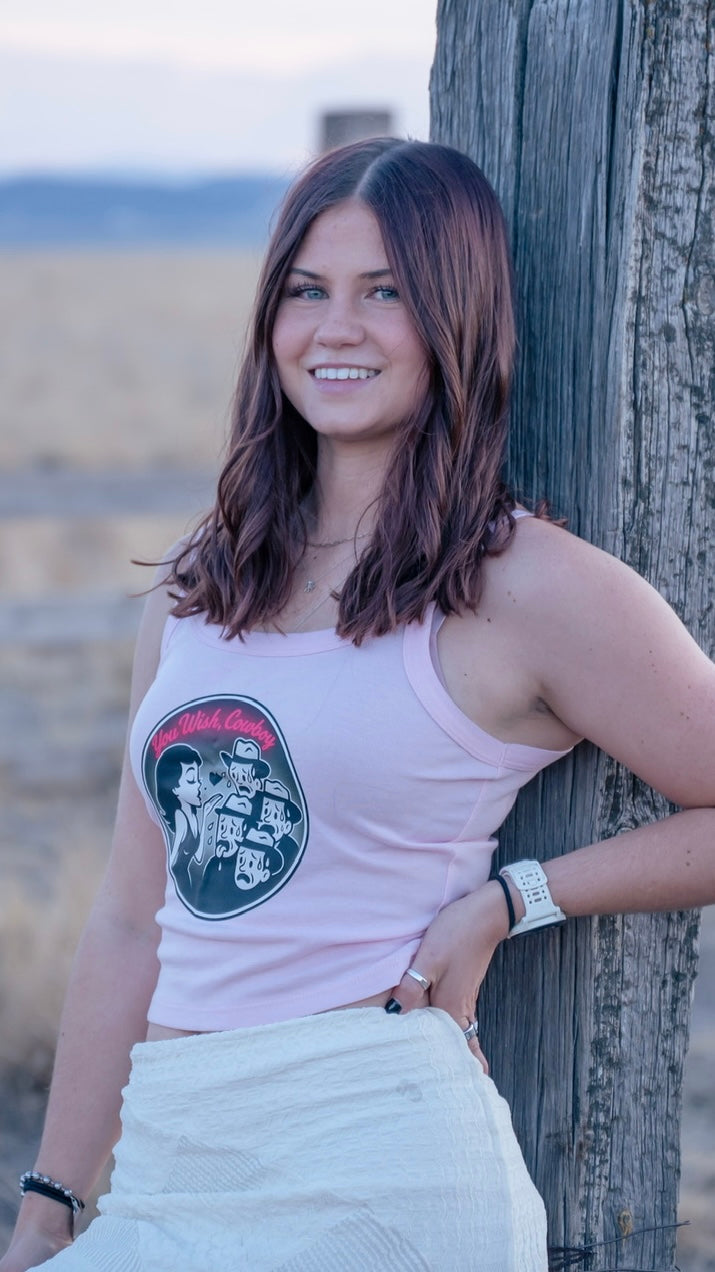 You Wish, Cowboy Spaghetti Strap Tank.