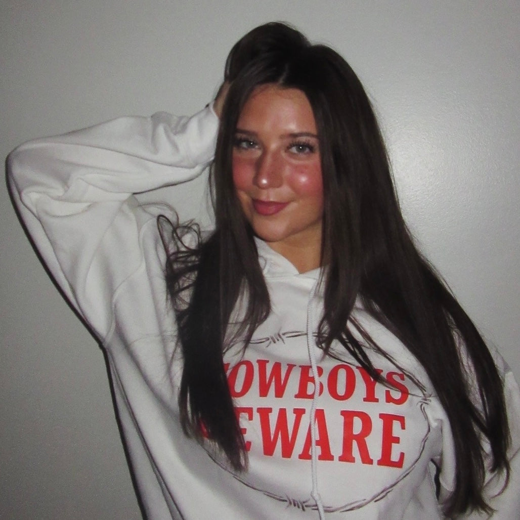 Cowboys Beware Hoodie.