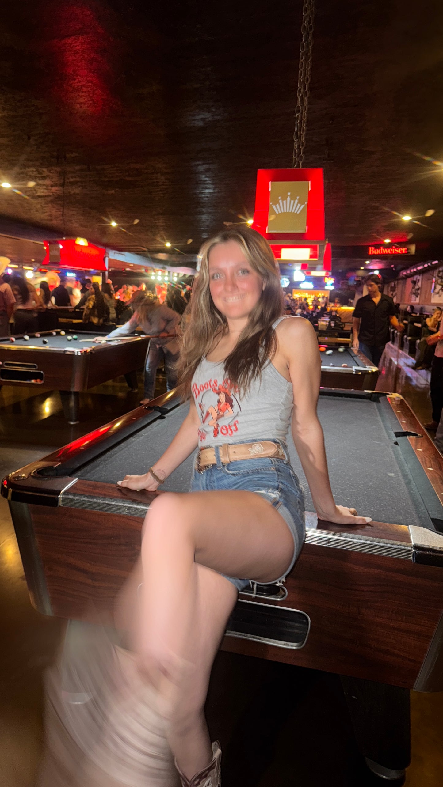 Boots On Boys Off Spaghetti Strap Tank