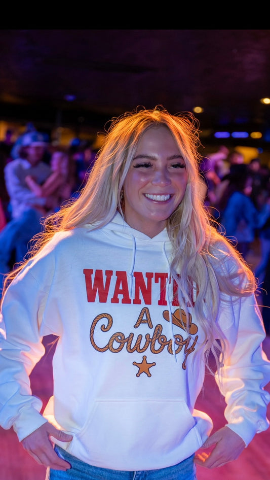 Wanted: A Cowboy Hoodie.