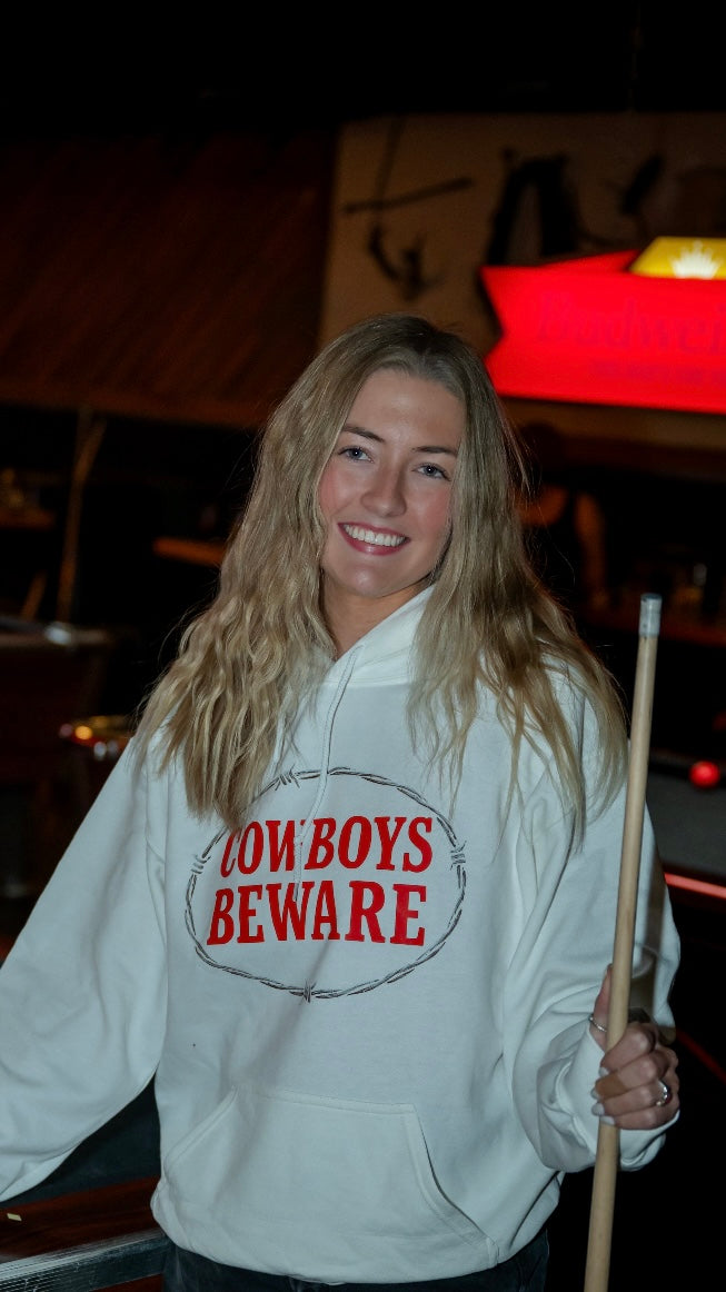 Cowboys Beware Hoodie.