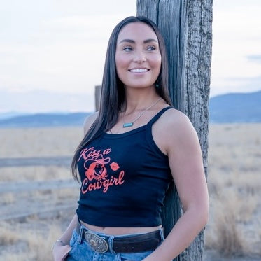 Kiss a Cowgirl Tank.