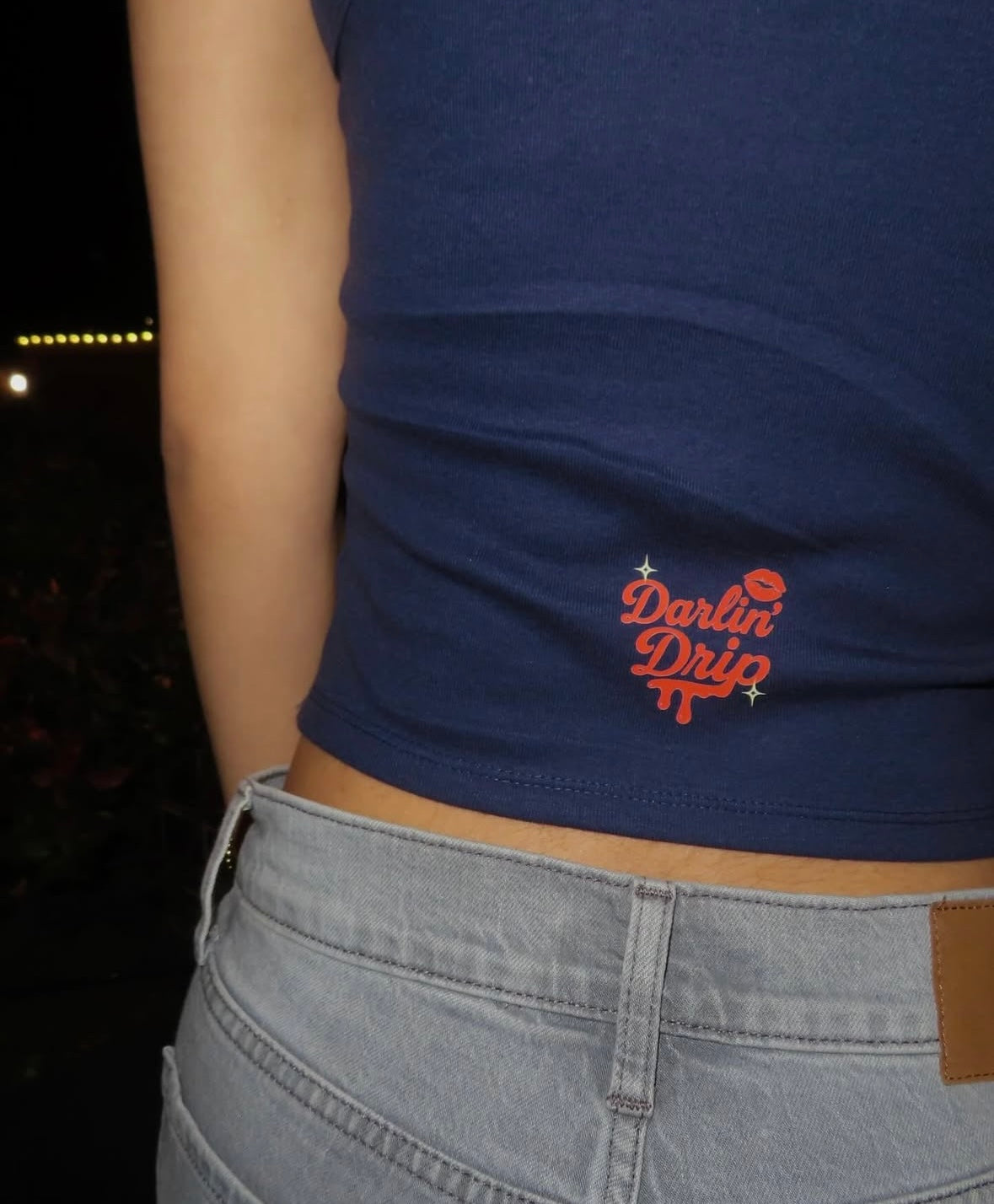 Darlin' Drip Spaghetti Strap Tank Top.