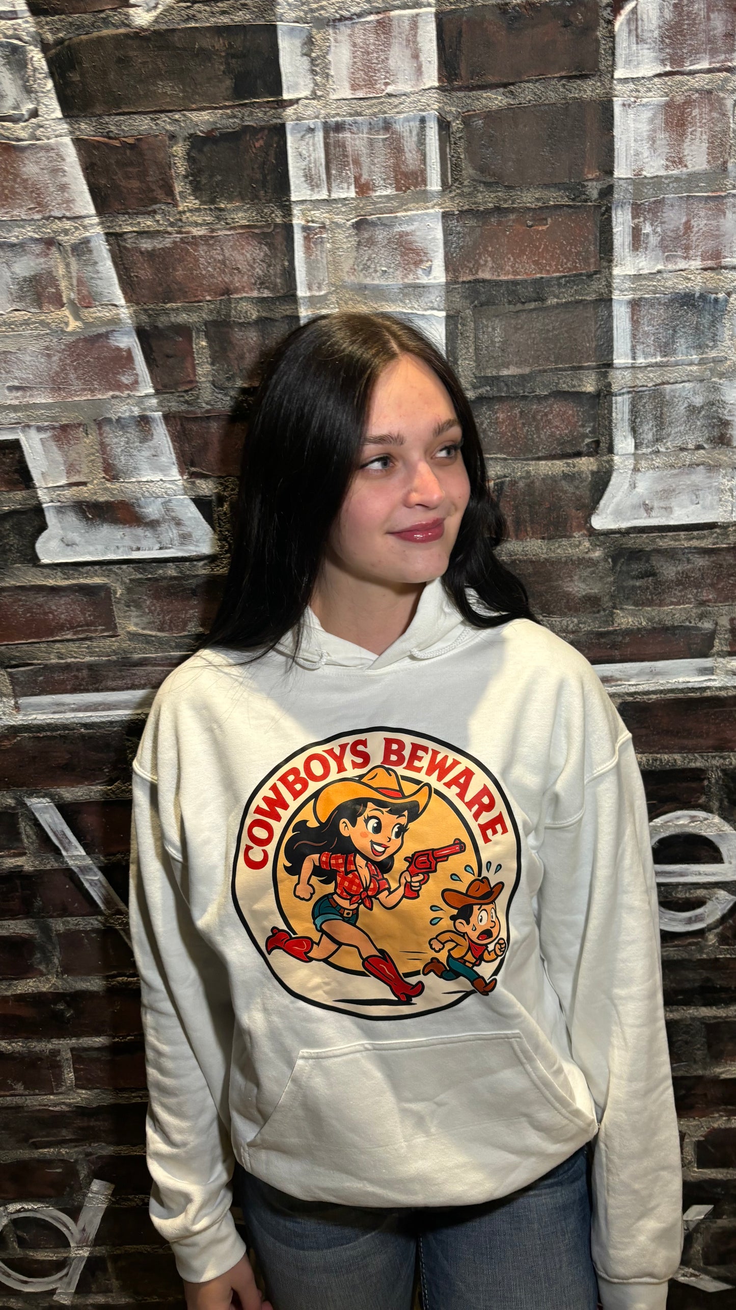 Cowboys Beware Hoodie.